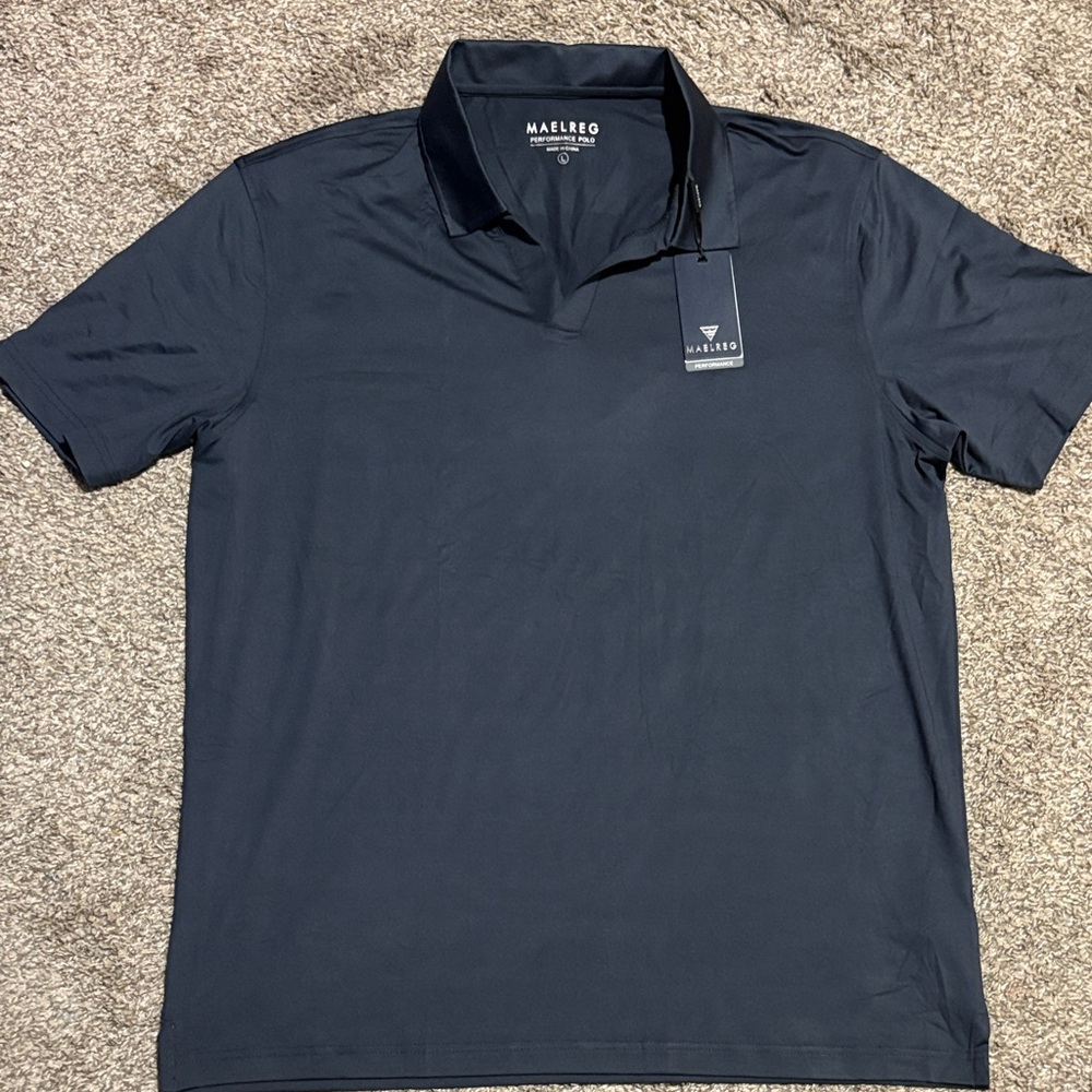 Maelreg Men's Classic charcoal Polo Shirt
